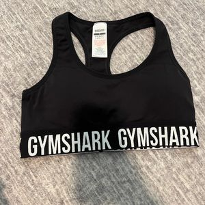 Gymshark Black Padded Sports Bra
